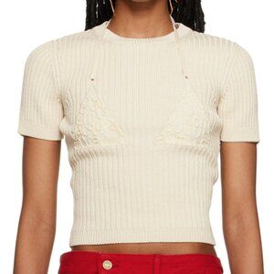 Jacquemus La maille Bikini cropped top